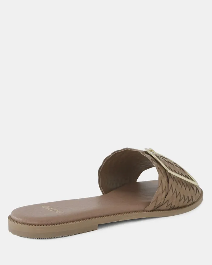 NOVO Shoes Flat Sandals Women RENE ALMOND PLAIT Sandals