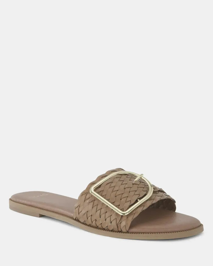 NOVO Shoes Flat Sandals Women RENE ALMOND PLAIT Sandals