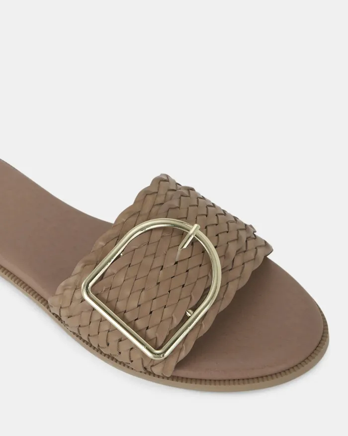 NOVO Shoes Flat Sandals Women RENE ALMOND PLAIT Sandals