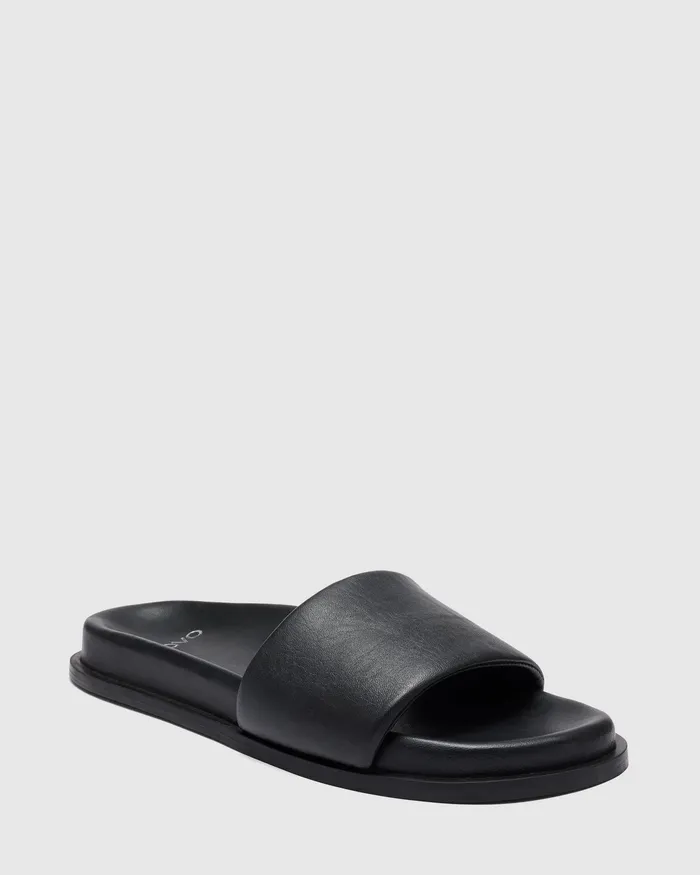 NOVO Shoes Flat Sandals Women SPAR BLACK Sandals