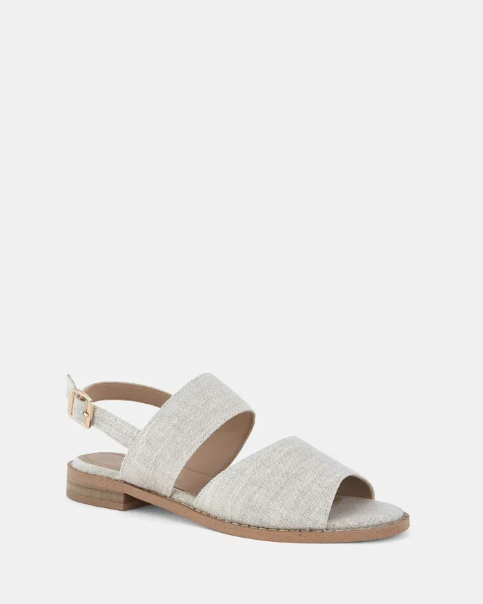 NOVO Shoes Flat Sandals Women TAILS LINEN Flat Sandals