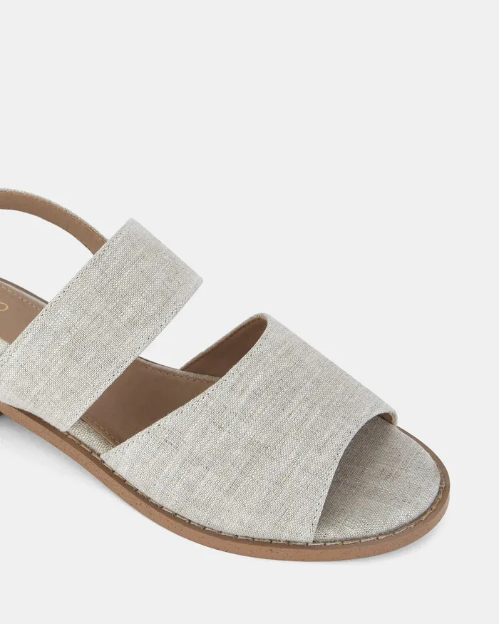 NOVO Shoes Flat Sandals Women TAILS LINEN Flat Sandals