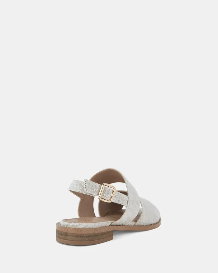 NOVO Shoes Flat Sandals Women TAILS LINEN Flat Sandals