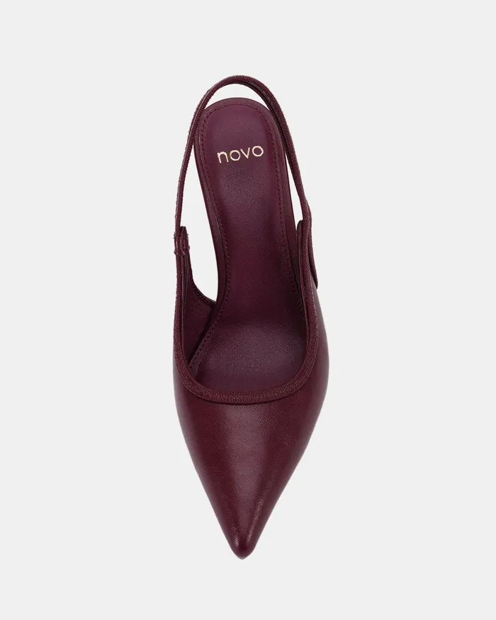 NOVO Shoes IANTHE DEEP RED Women Stilettos