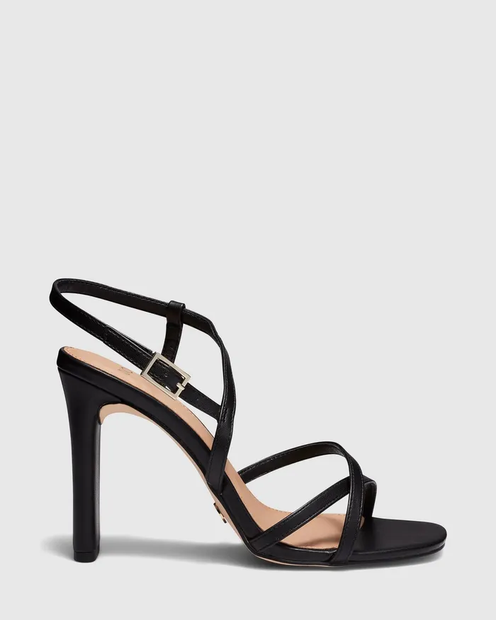 NOVO Shoes Party Women MOON BLACK Block Heels
