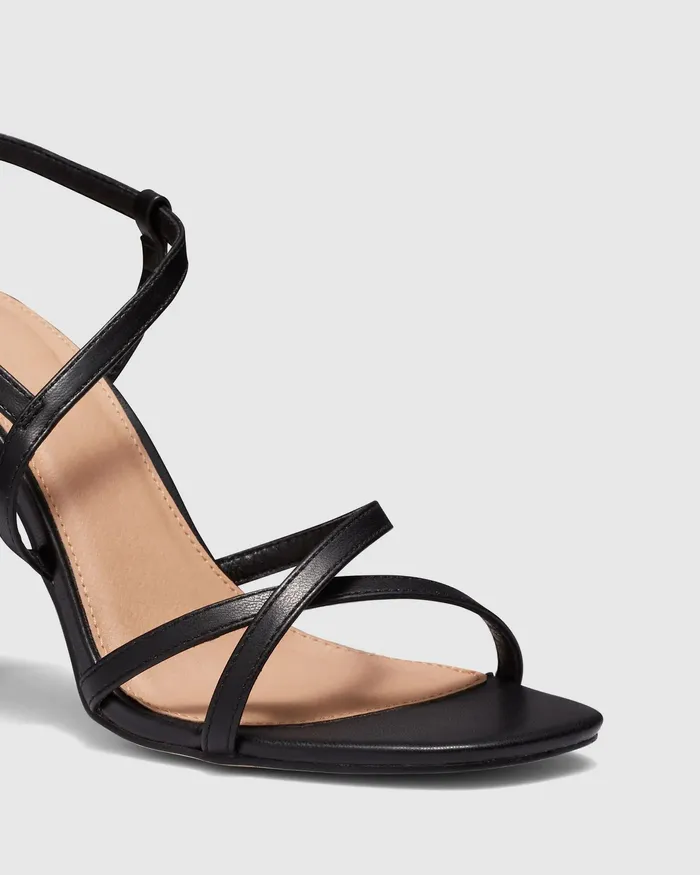 NOVO Shoes Party Women MOON BLACK Block Heels NOVO Shoes Party Women MOON BLACK Block Heels