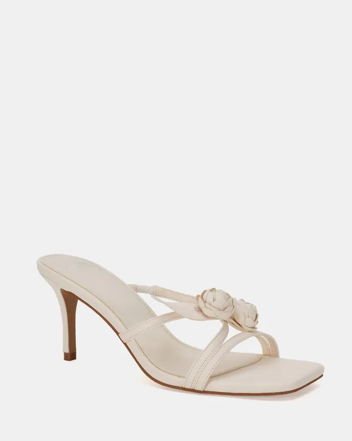 NOVO Shoes UMII WHITE Block Heels Women Party