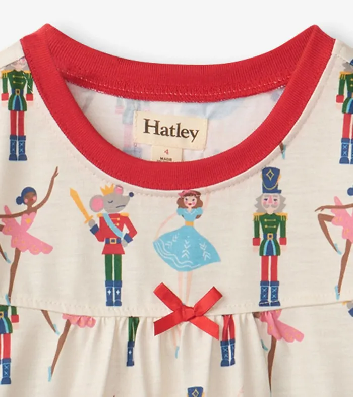 Nutcracker Long Sleeve Girls Nightgown Hatley