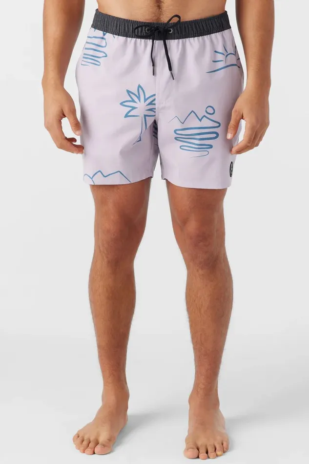 O039RIGINALS ELASTIC WAIST 16034 SWIM TRUNKS Iris Men O039NEILL Featured