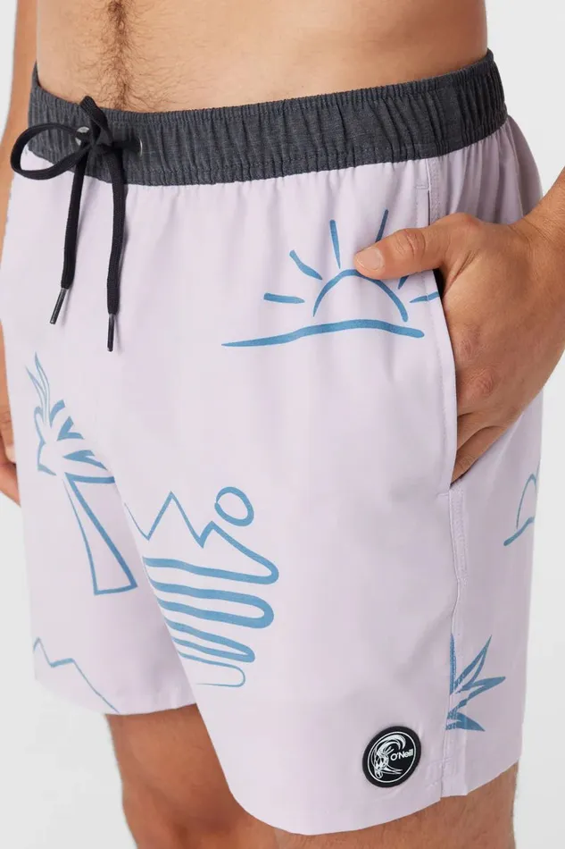 O039RIGINALS ELASTIC WAIST 16034 SWIM TRUNKS Iris Men O039NEILL Featured