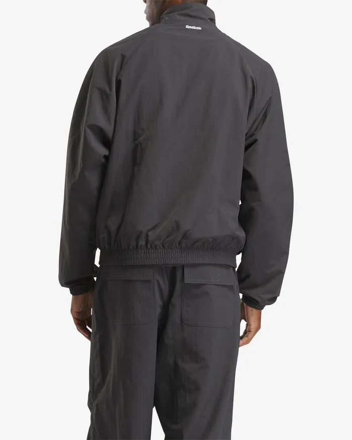 OBEY Clothing REEBOK x OBEY TRACK JACKET Washed Black Men JACKETS