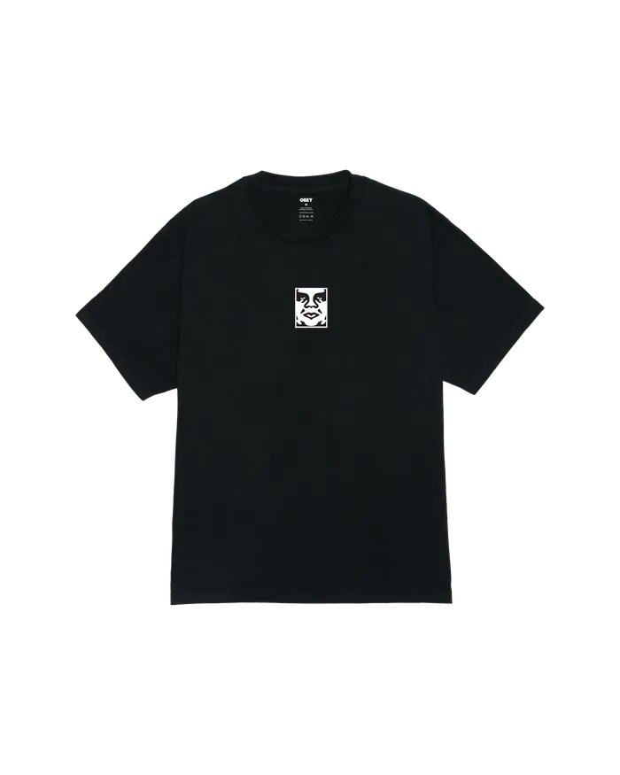 OBEY ICON FACE PIGMENT TSHIRT Pigment True Vintage Black TSHIRTS OBEY Clothing Men OBEY ICON FACE PIGMENT TSHIRT Pigment True Vintage Black TSHIRTS OBEY Clothing Men