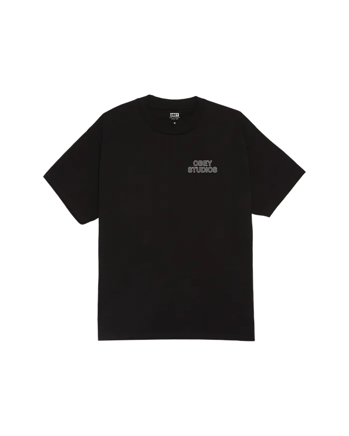 OBEY STUDIOS PALETTE CLASSIC TSHIRT Black TSHIRTS OBEY Clothing Men
