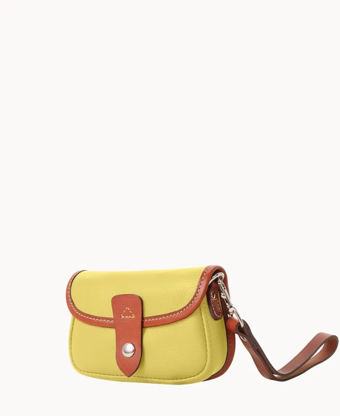 Oncour Twist Flap Wristlet Butter ManWoman Dooney and Bourke Wallets Oncour Twist Flap Wristlet Butter ManWoman Dooney and Bourke Wallets