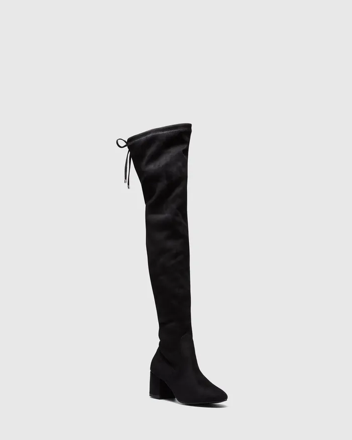 ORNELLA BLACK Women Over The Knee Boots NOVO Shoes ORNELLA BLACK Women Over The Knee Boots NOVO Shoes