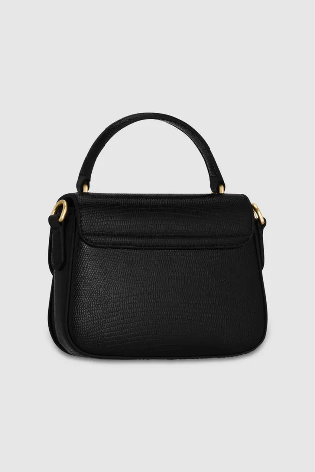 Oroton Carter Texture Mini Day Bag Black Women Mini Bags Oroton Carter Texture Mini Day Bag Black Women Mini Bags