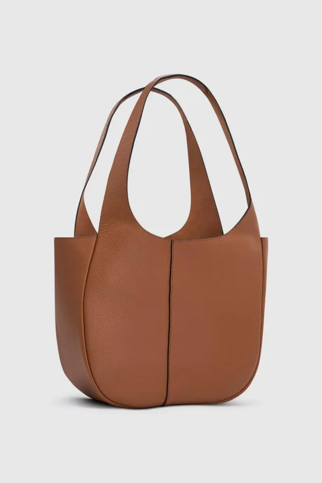 Oroton Emilia Tote Brandy Women Totes Oroton Emilia Tote Brandy Women Totes