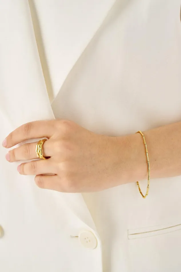 Oroton Fife Bracelet 18k Gold Women Jewellery Oroton Fife Bracelet 18k Gold Women Jewellery