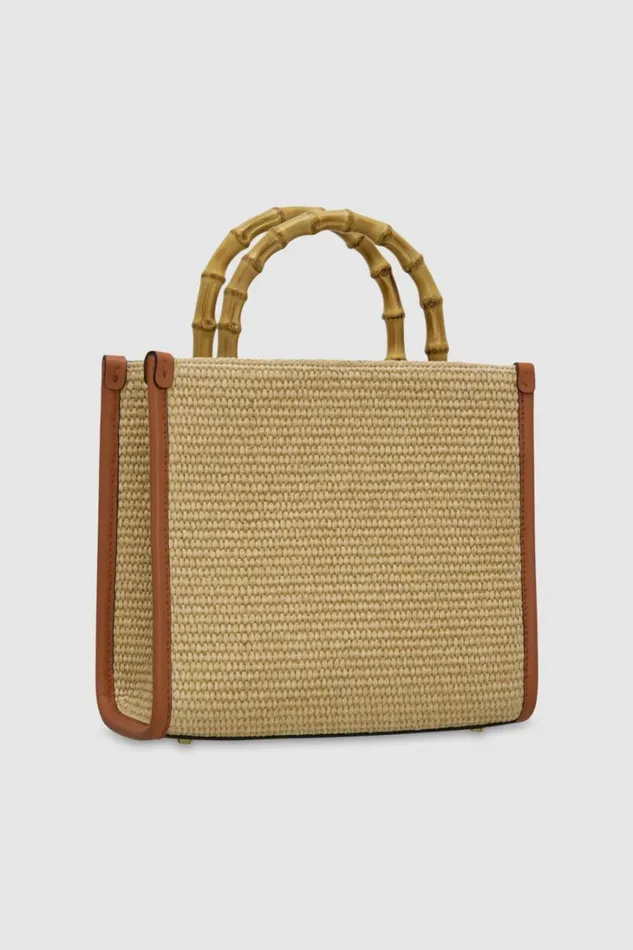 Oroton Lane Straw Tote Amber Women Totes Oroton Lane Straw Tote Amber Women Totes