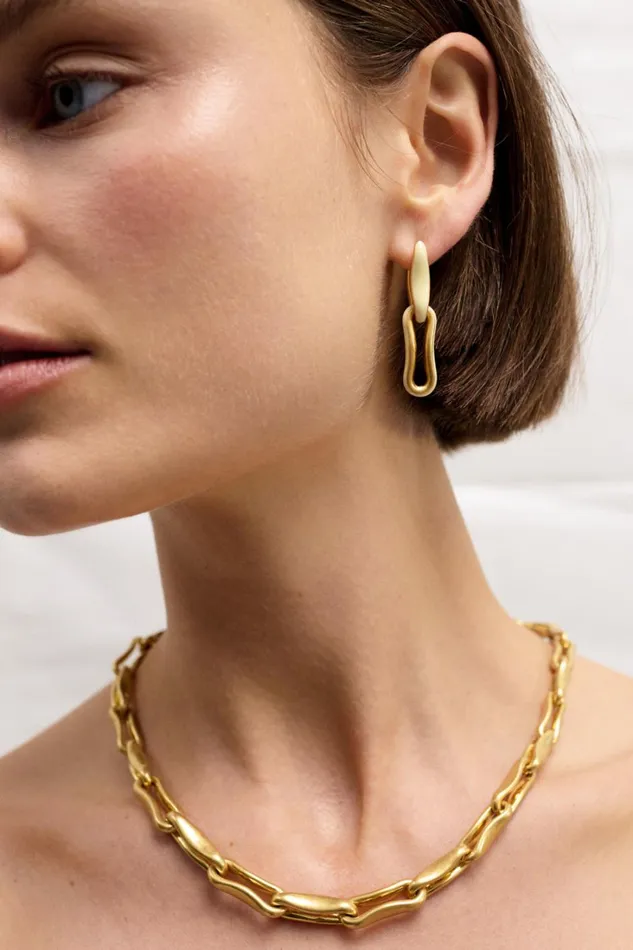 Oroton Livia Necklace Worn Gold Women Jewellery Oroton Livia Necklace Worn Gold Women Jewellery