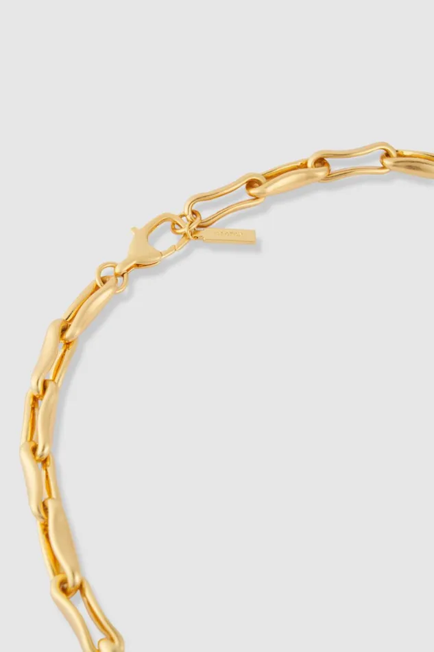 Oroton Livia Necklace Worn Gold Women Jewellery Oroton Livia Necklace Worn Gold Women Jewellery