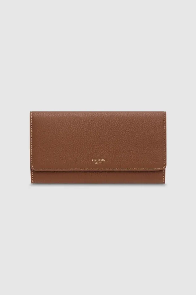Oroton Margot Wallet and Pouch Whiskey Women Wallets