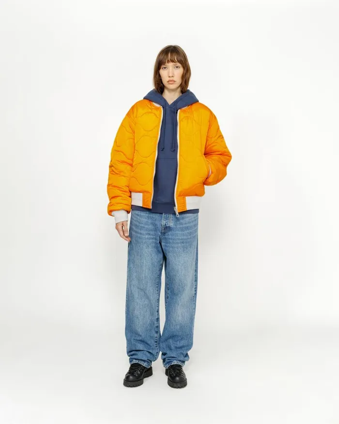 Outerwear MenWomen Stussy BUILT REVERSIBLE BOMBER JACKET Grey