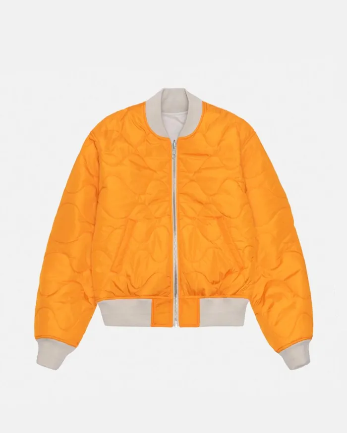 Outerwear MenWomen Stussy BUILT REVERSIBLE BOMBER JACKET Grey