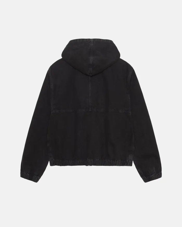 Outerwear MenWomen Stussy WORK JACKET INSULATED CANVAS Black