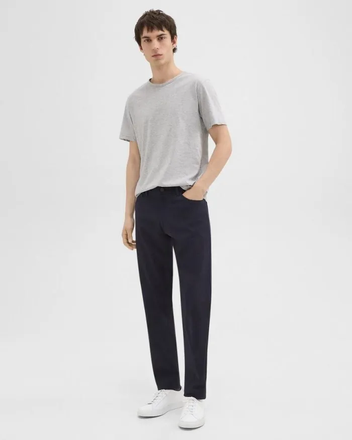 Pants Men Theory Raffi 5Pocket Pant In Neoteric Twill Dark Navy Pants Men Theory Raffi 5Pocket Pant In Neoteric Twill Dark Navy