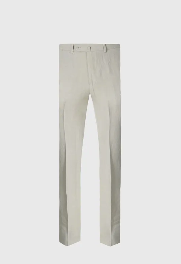Pants Mens Linen Solid Dress Trouser Moss Paulstuart