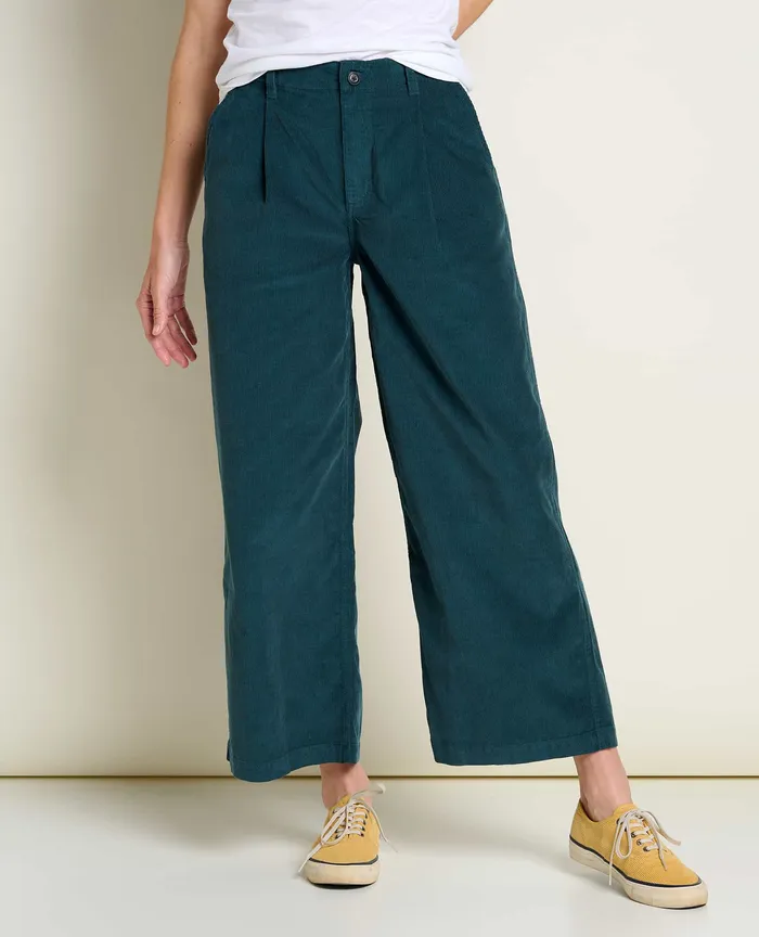 Pants ToadandCo Women8217s Scouter Cord Pleated Pull On Pant Midnight