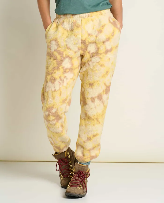 Pants Women8217s Campo Fleece Jogger Barley Tie Dye Print 8211 ToadandCo Women8217s