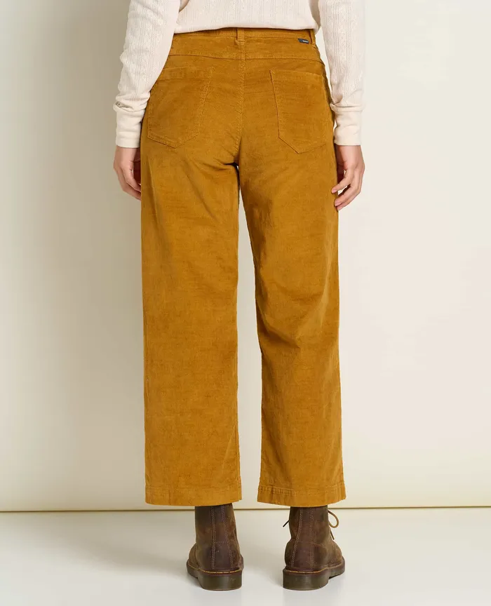 Pants Women8217s ToadandCo Women8217s Karuna Cord Wide Leg Pant Cardamom