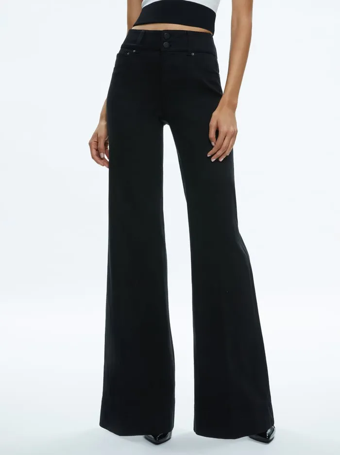 Pants Women Alice Olivia Missa Jean Black