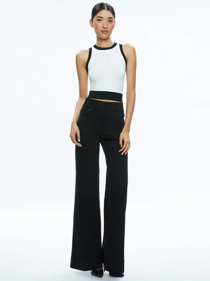 Pants Women Alice Olivia Missa Jean Black
