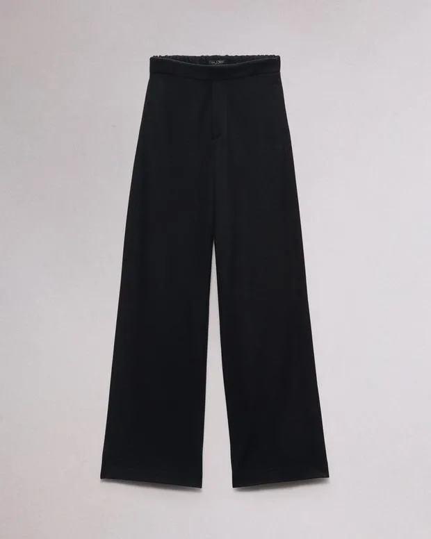 Pants Women Rag and Bone Melanie Wool Pant Black