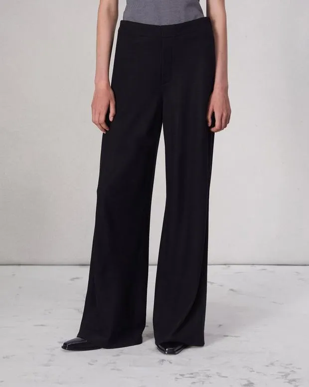 Pants Women Rag and Bone Melanie Wool Pant Black