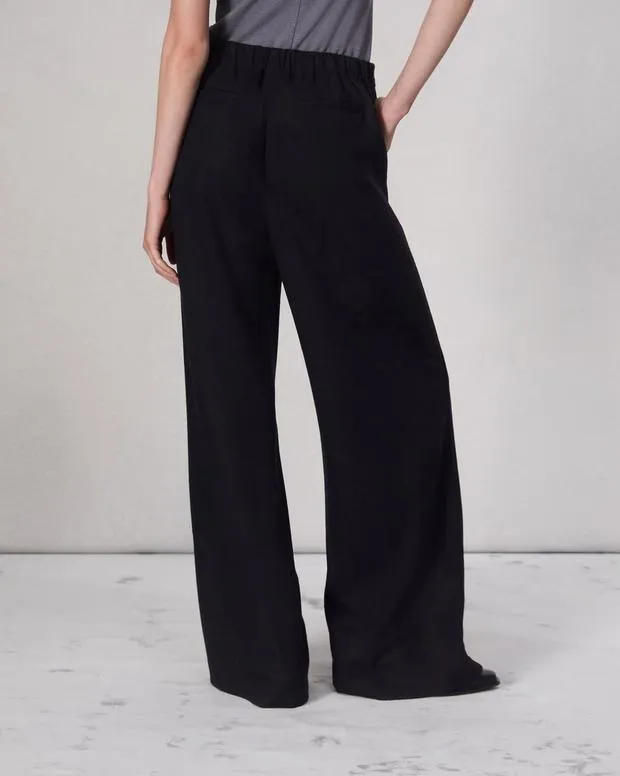 Pants Women Rag and Bone Melanie Wool Pant Black