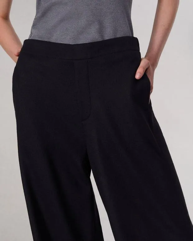 Pants Women Rag and Bone Melanie Wool Pant Black