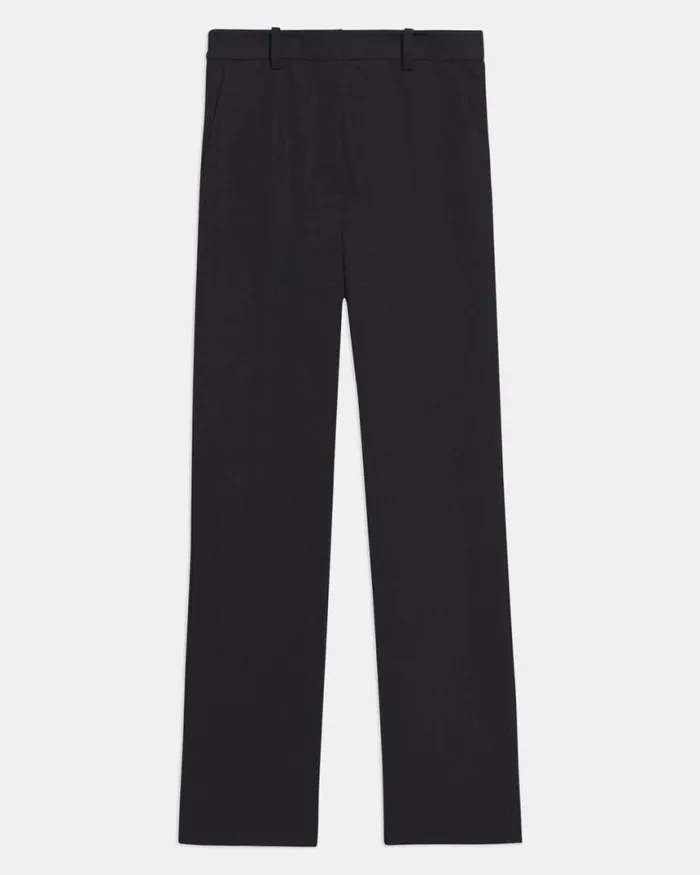 Pants Women Theory Cropped HighWaist Pant In Precision Ponte Black Pants Women Theory Cropped HighWaist Pant In Precision Ponte Black