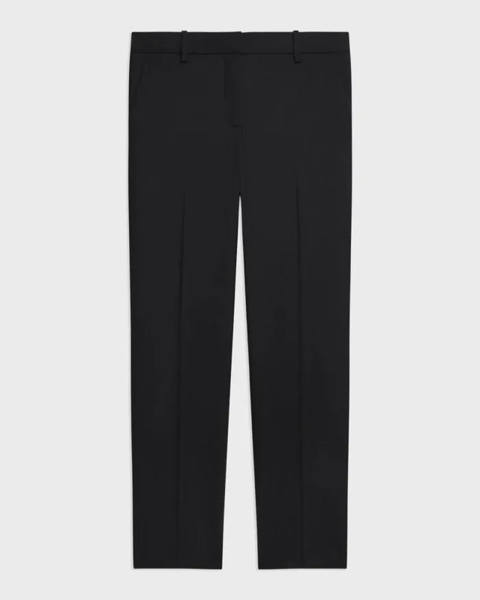 Pants Women Theory Treeca Pant In Good Wool Black