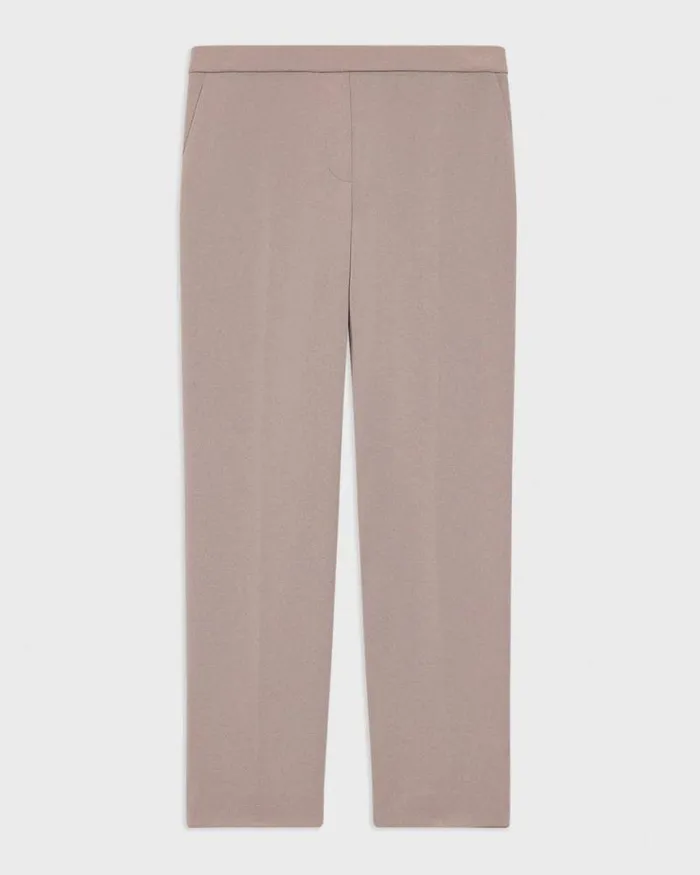 Pants Women Theory Treeca PullOn Pant In Admiral Crepe Cinder