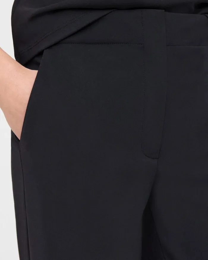 Pants Women Theory WideLeg Pant In Precision Ponte Black Pants Women Theory WideLeg Pant In Precision Ponte Black