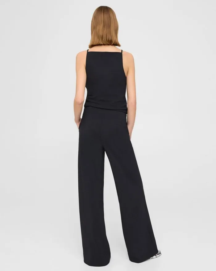 Pants Women Theory WideLeg Pant In Precision Ponte Black Pants Women Theory WideLeg Pant In Precision Ponte Black