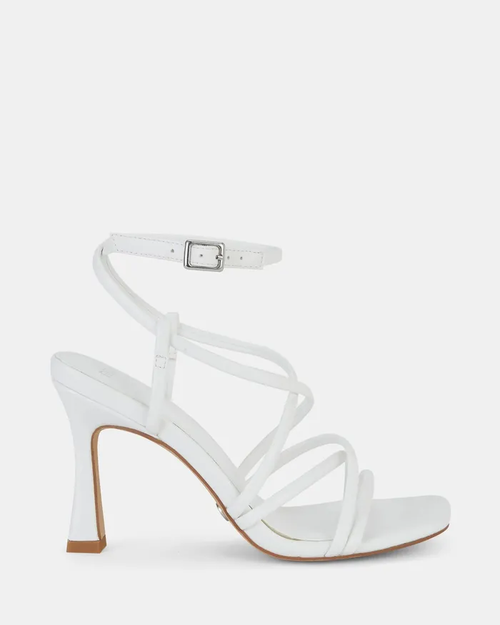 Party NOVO Shoes Women LOLLA WHITE Open Toe Heels
