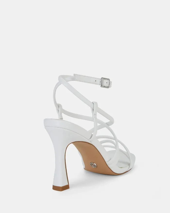 Party NOVO Shoes Women LOLLA WHITE Open Toe Heels