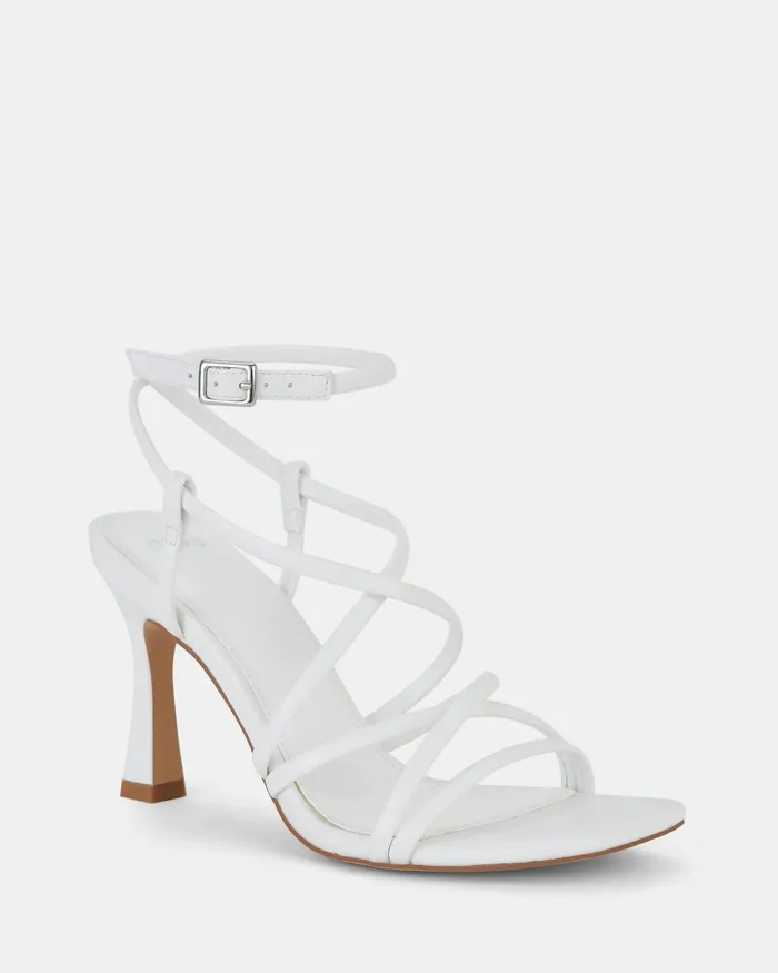 Party NOVO Shoes Women LOLLA WHITE Open Toe Heels