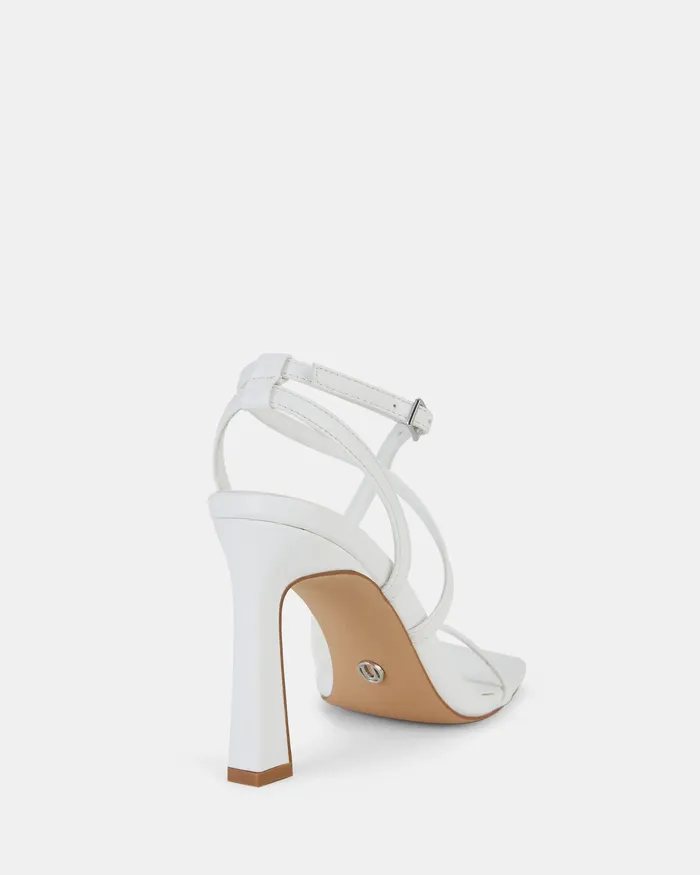 Party NOVO Shoes Women YOUTHFUL WHITE Open Toe Heels