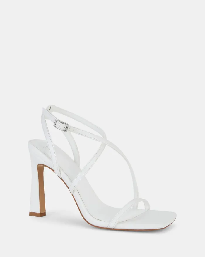 Party NOVO Shoes Women YOUTHFUL WHITE Open Toe Heels